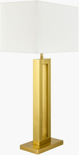 Kirrama 33" Iron Table Lamp, Metallic Metallic Brass