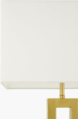Kirrama 33" Iron Table Lamp, Metallic Metallic Brass