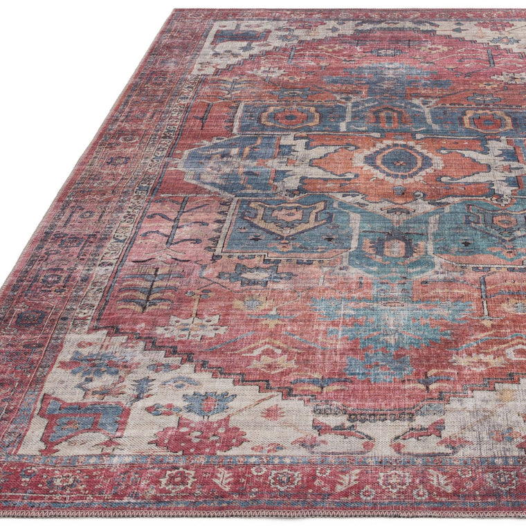 Flatweave, no pile — Washable Persian Chenille Living Room Rug — Flatweave, Classic, Kaya