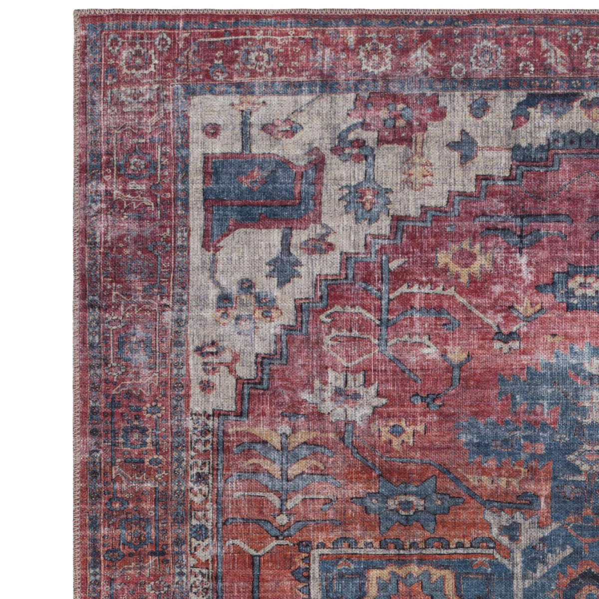 Kaya Rug styled in a living room