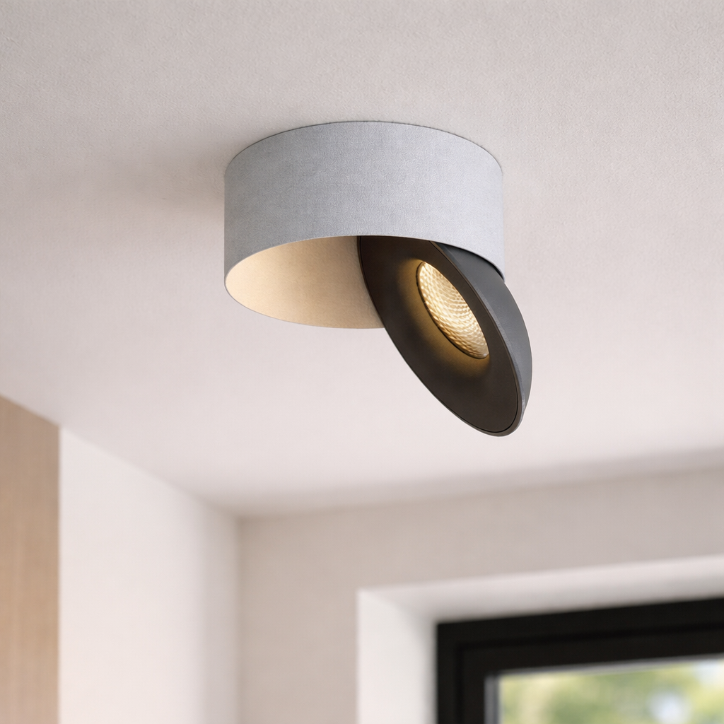 LED Ceiling Spotlight With Adjustable Head