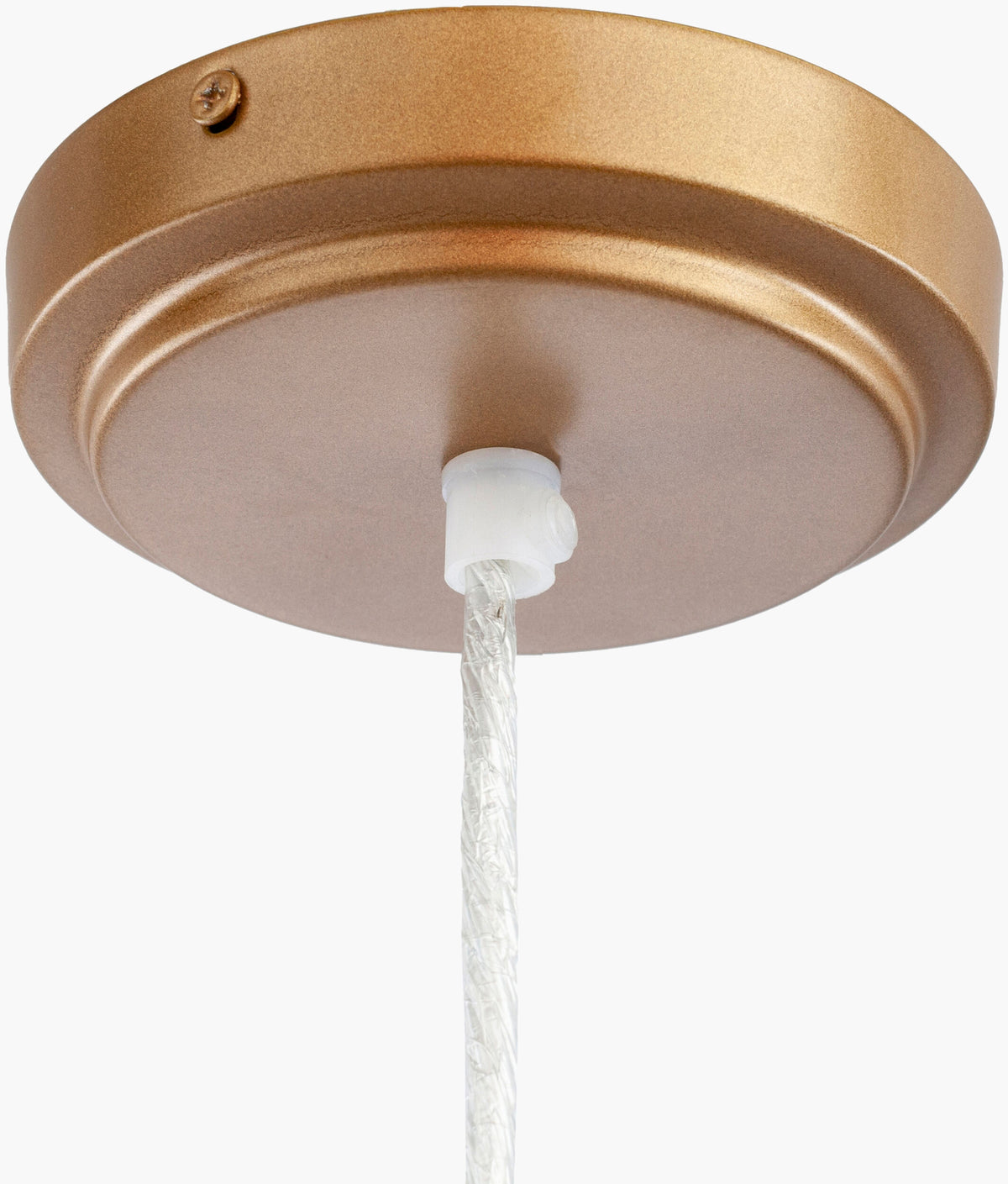 Kohen fabric Pendant Light, Powder Coated Gray, Powder Coated White