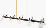 Korra Iron Chandelier, Metallic Metallic Brass (KRRA-002)