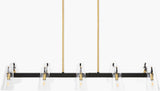 Korra Iron Chandelier, Metallic Metallic Brass (KRRA-002)