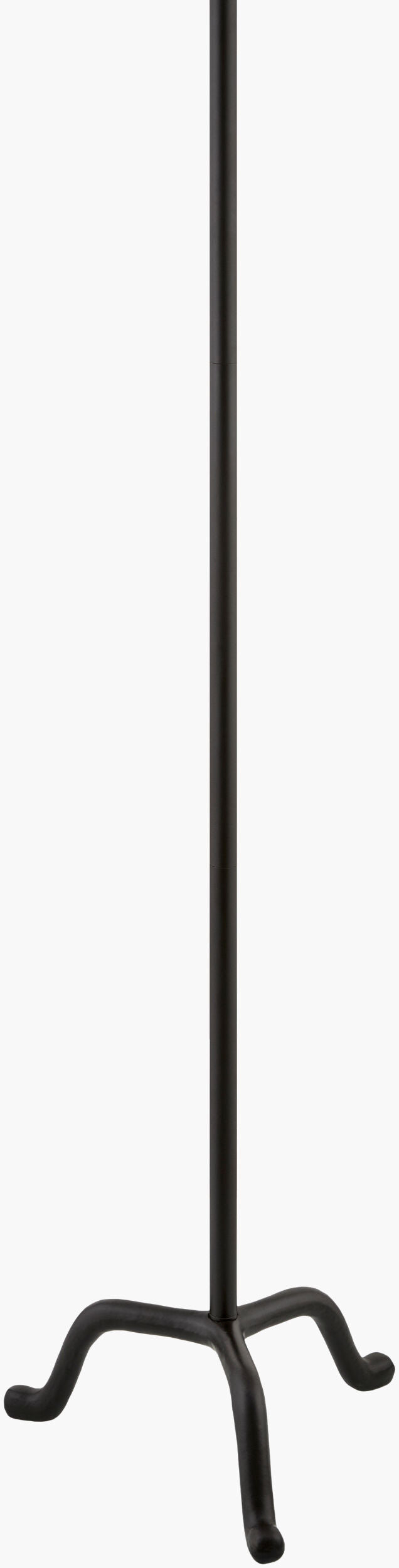 Kukio 63" Iron Floor Lamp, Hand Painted Black (KUK-006)