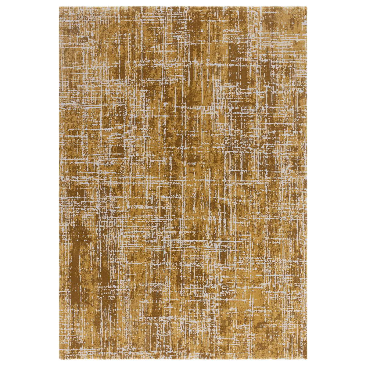 Kuza Rug - Abstract Gold