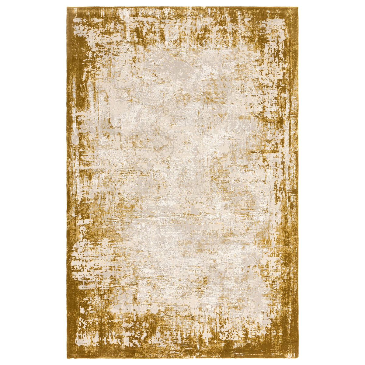 Kuza Rug - Border Gold