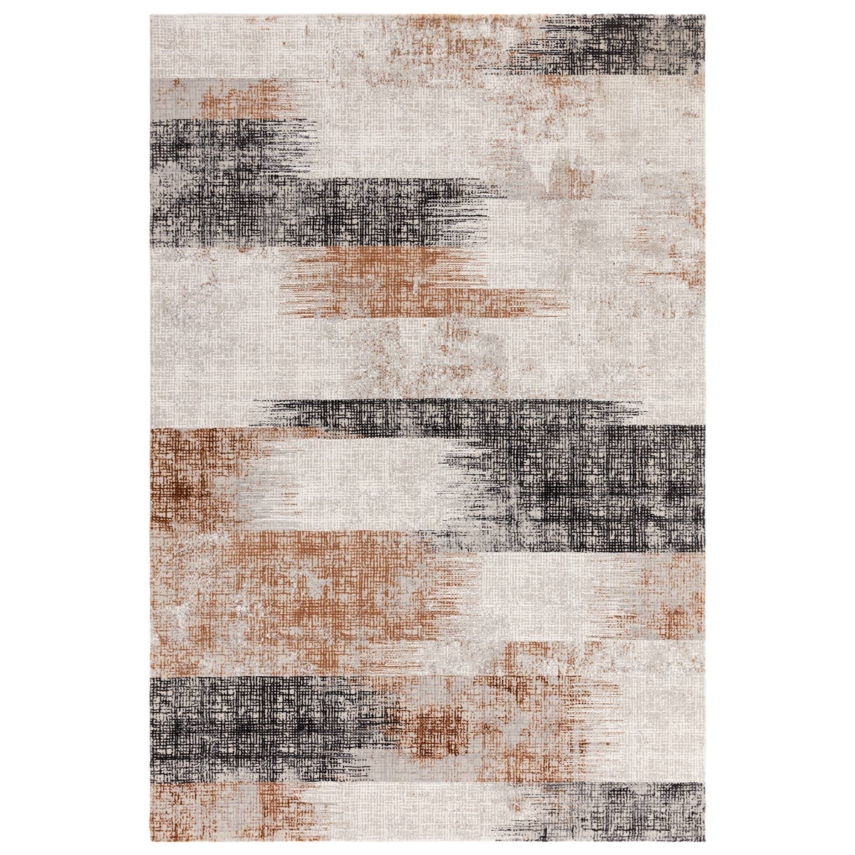 Kuza Rug - Lines Terracotta