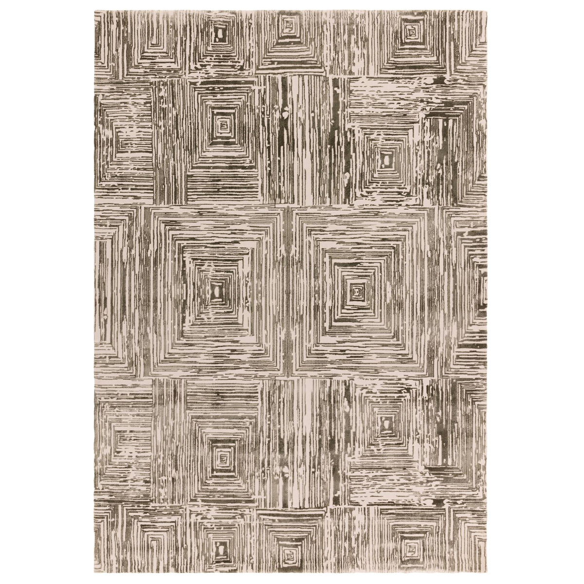 Kuza Rug - Portrait Khaki