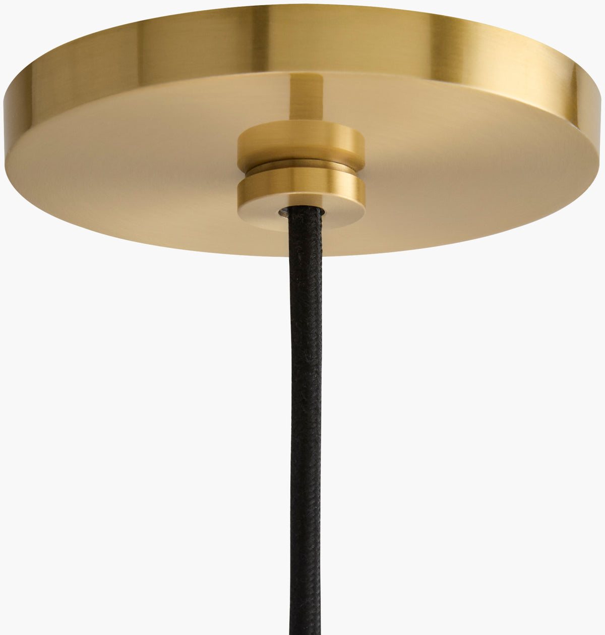 Katzinor Iron Pendant Light, Plated Metallic Brass (KZN-002)