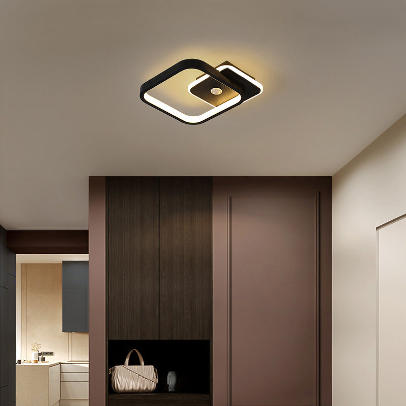LED Flush Mount with PIR Motion Sensor