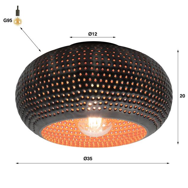 Ceiling Lamp Ø35 Disk Punch
