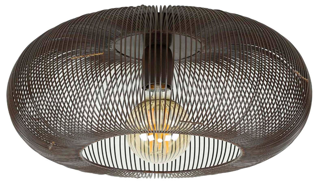 Navarro Twist Ceiling Lamp Ø43x20 cm Black Nickel