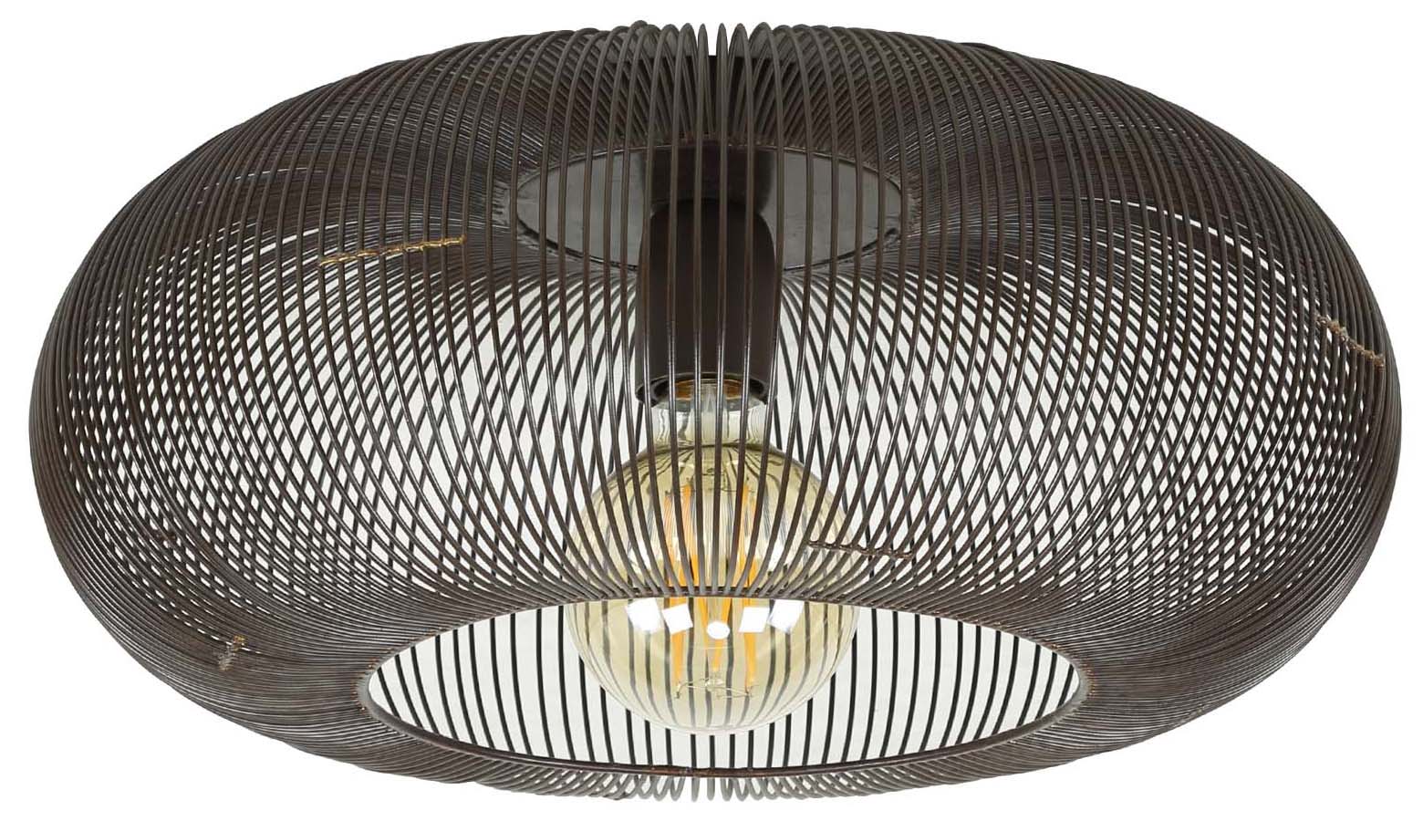 Navarro Twist Ceiling Lamp Ø43x20 cm Black Nickel