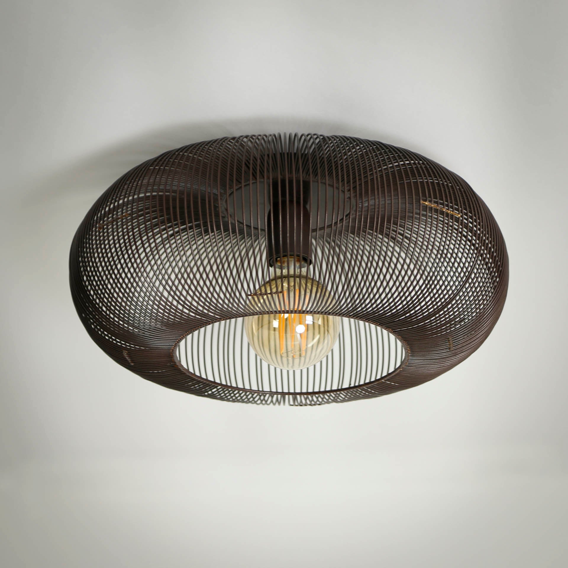 Navarro Twist Ceiling Lamp Ø43x20 cm Black Nickel
