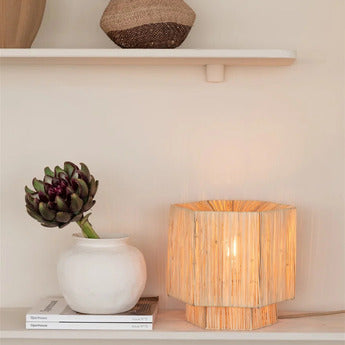Ceiling Lamp, Panama S, Brown, Ø45cm, H5cm - Good&Mojo