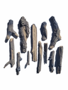Amantii OAK - 12 Piece Media — 12 medium Oak logs, 2 colors of vermiculite