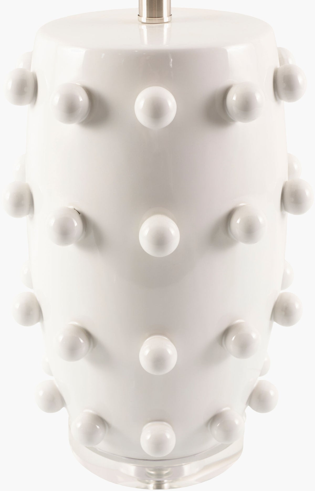 Labianca 29" Ceramic Table Lamp, Glazed White