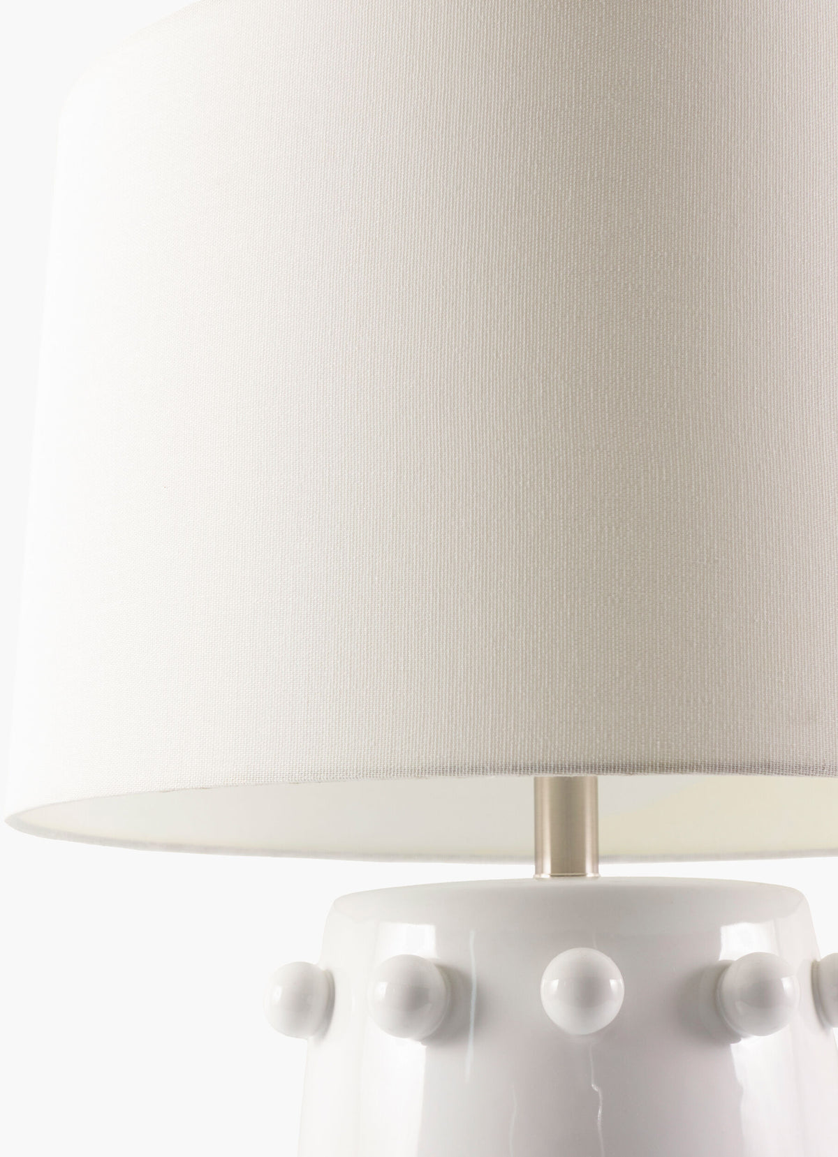 Labianca 29" Ceramic Table Lamp, Glazed White