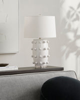 Labianca 29" Ceramic Table Lamp, Glazed White