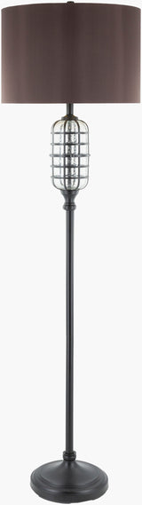 Letty 67" Iron Floor Lamp, Painted Black