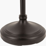 Letty 67" Iron Floor Lamp, Painted Black