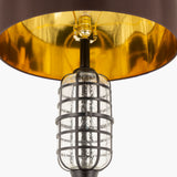 Letty 67" Iron Floor Lamp, Painted Black