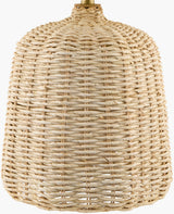 Levane 27" Rattan Table Lamp, Natural Beige