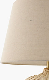 Levane 27" Rattan Table Lamp, Natural Beige