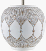 Lafia 25" Resin Table Lamp, Painted White
