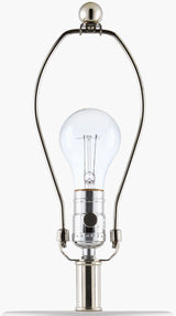 Lafia 25" Resin Table Lamp, Painted White