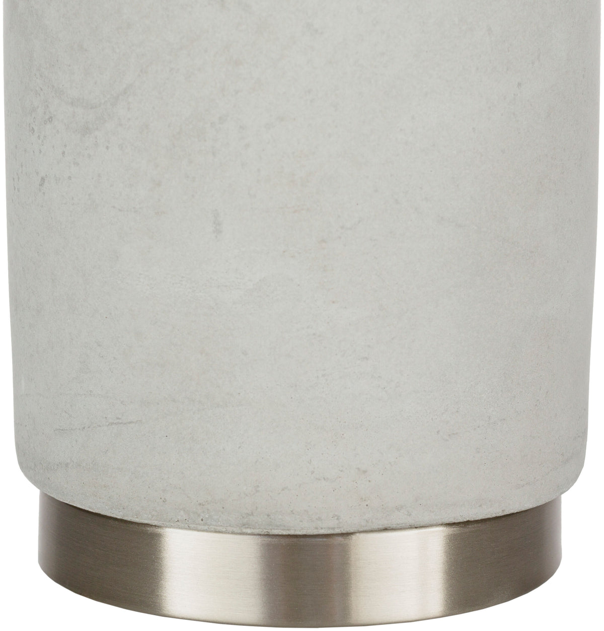Wells 27" Concrete Table Lamp, Distressed Light Gray