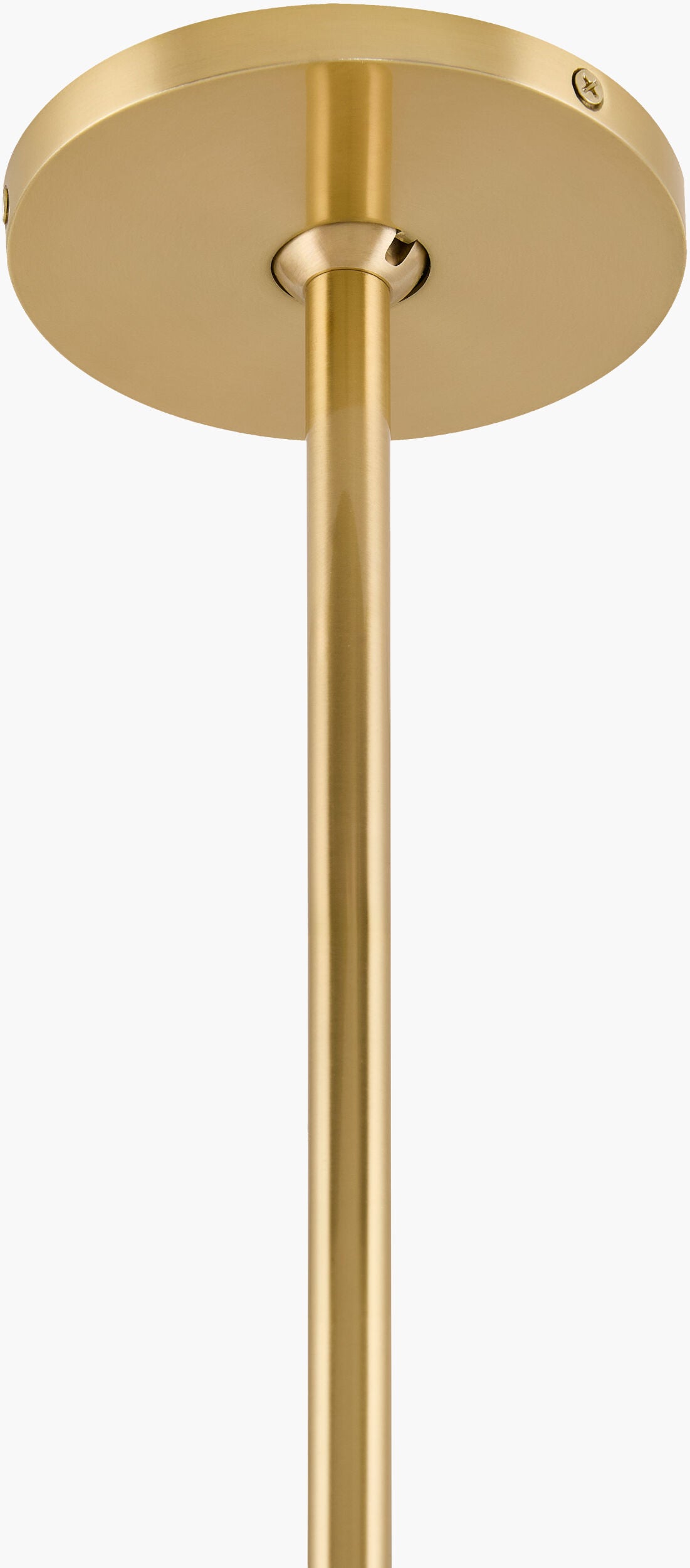 Lunavia Iron Pendant Light, Plated Metallic Brass