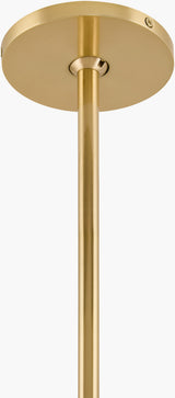 Lunavia Iron Pendant Light, Plated Metallic Brass