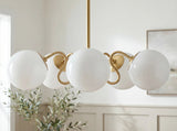 Lunavia Iron Pendant Light, Plated Metallic Brass