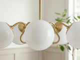 Lunavia Iron Pendant Light, Plated Metallic Brass