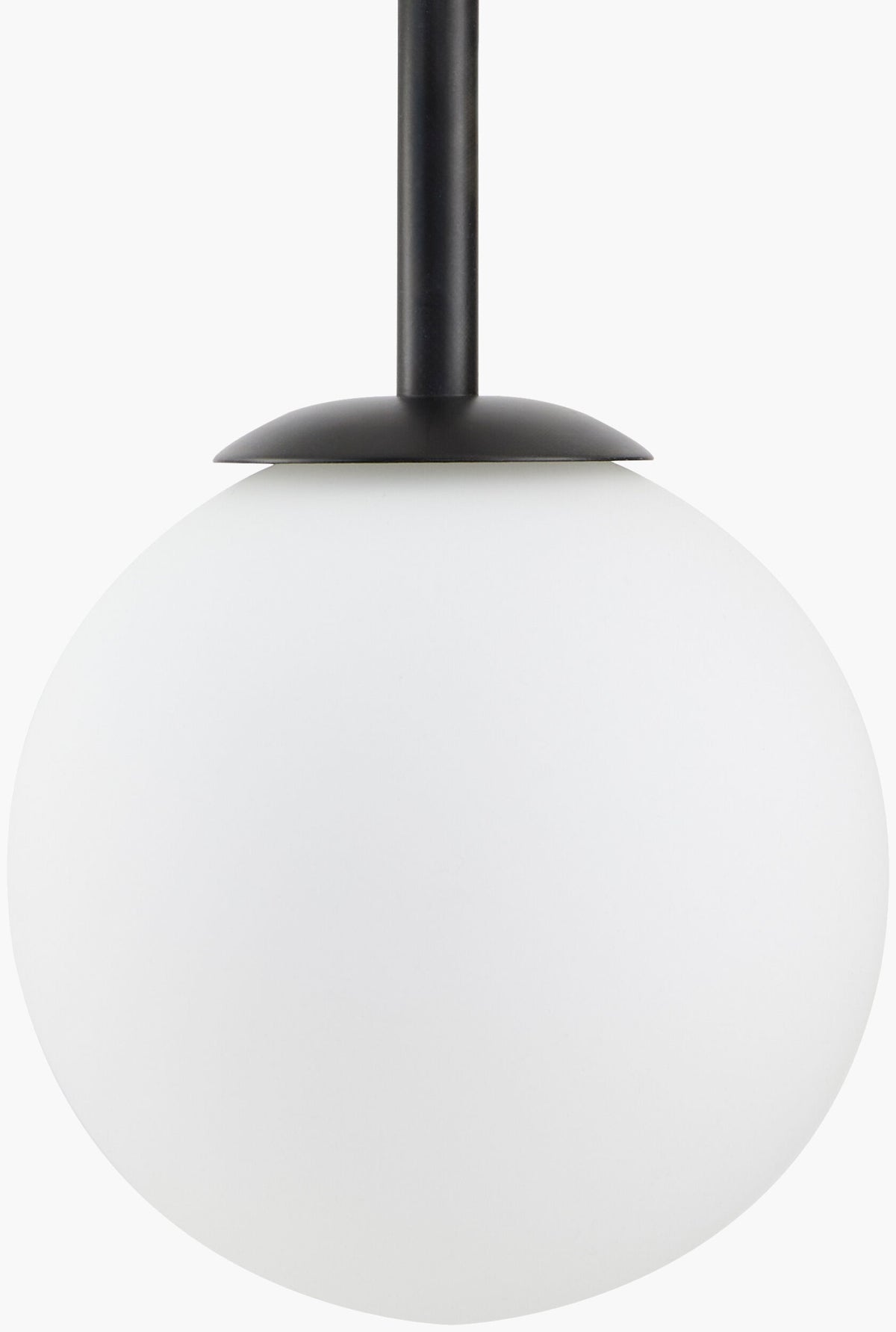 Laon Iron Chandelier, Painted Black