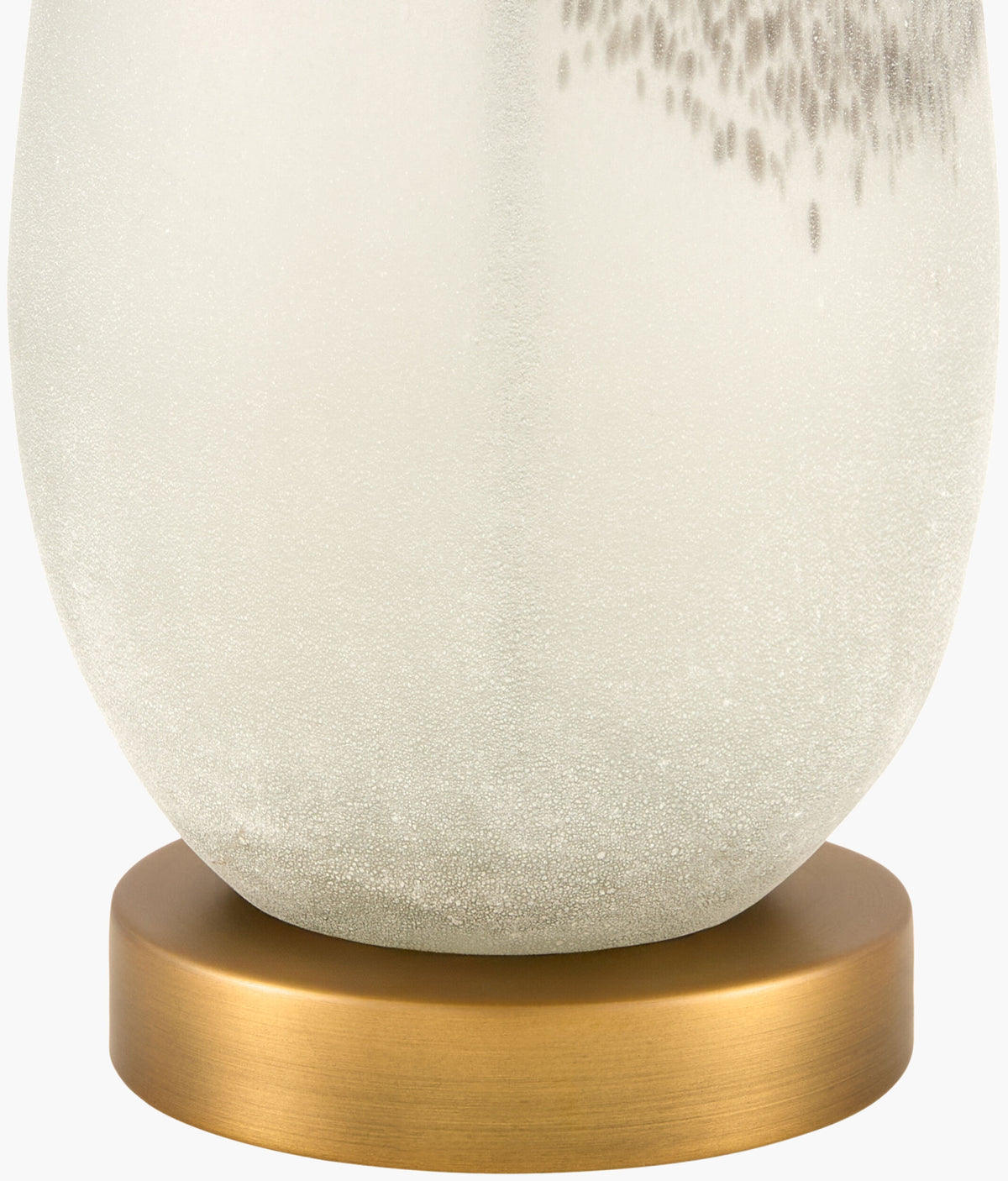 Lorca 29" Glass Table Lamp, Frosted Black, Natural Clear