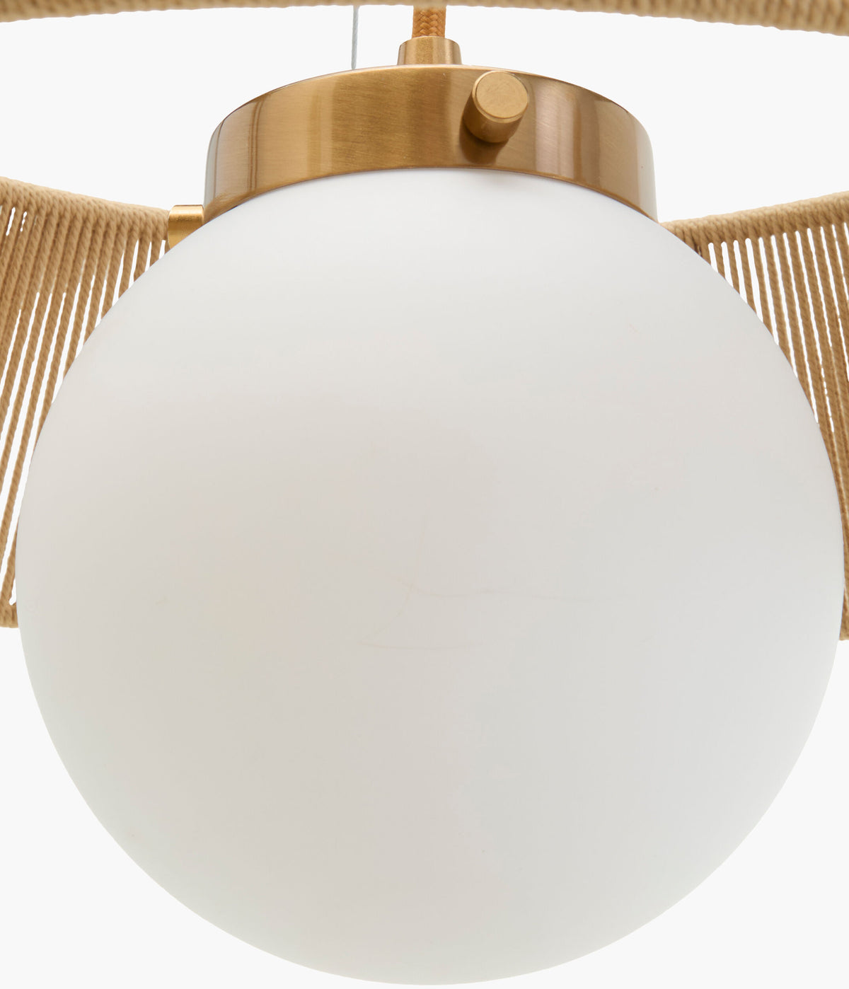 Liradis Iron Pendant Light, Bronze Metallic Copper, Natural Brown