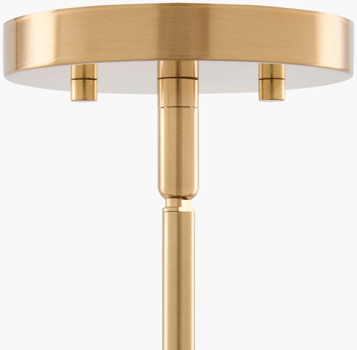 Liradis Iron Chandelier, Bronze Metallic Gold, Natural Brown