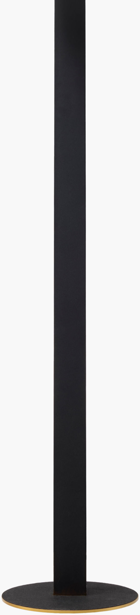 Lubango 55" Iron Floor Lamp, Hand Painted Black