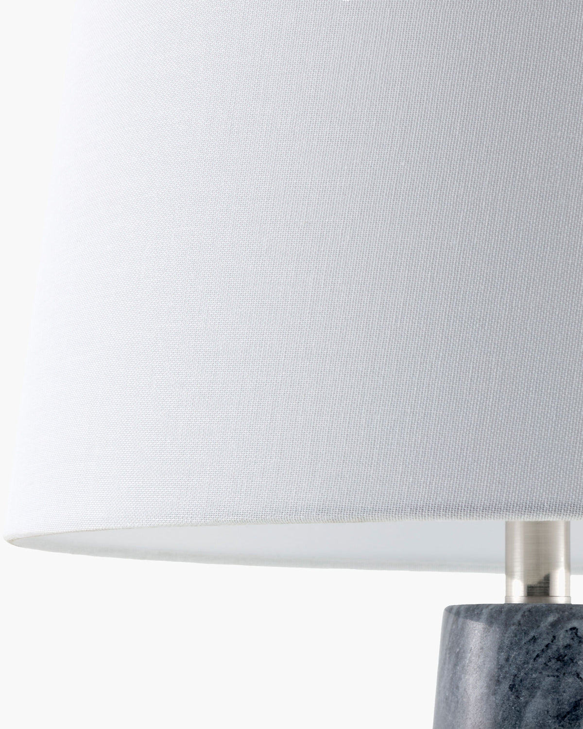 Lumion 26" Marble Table Lamp, Natural Gray, Natural White