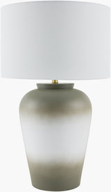 Lucero 30" Ceramic Table Lamp, Painted Beige