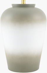 Lucero 30" Ceramic Table Lamp, Painted Beige