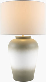 Lucero 30" Ceramic Table Lamp, Painted Beige