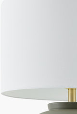 Lucero 30" Ceramic Table Lamp, Painted Beige