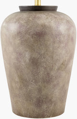 Lucero 30" Ceramic Table Lamp, Painted Dark Brown