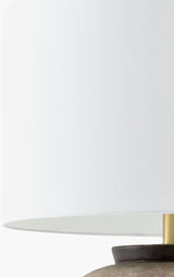 Lucero 30" Ceramic Table Lamp, Painted Dark Brown