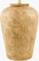 Lucero 30" Ceramic Table Lamp, Painted Brown (LUO-008)