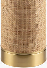 Livonia 28" Rattan Table Lamp, Natural Tan
